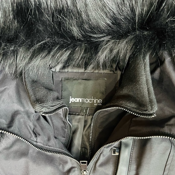 Jean Machine Black Bomber Jacket - Picture 3 of 3